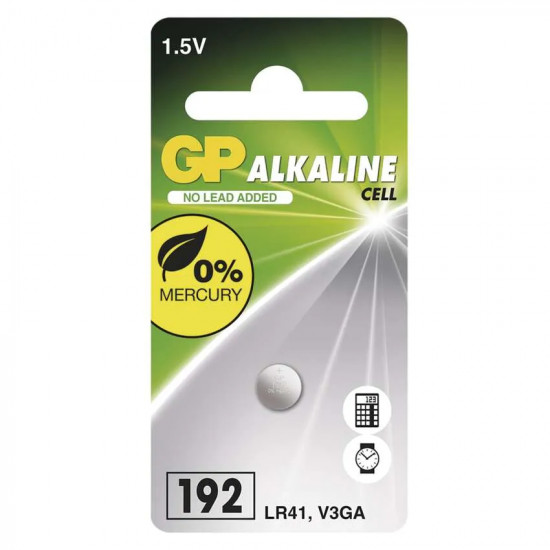 Batéria  1,5V  LR 41  (192F) (B13921) GP